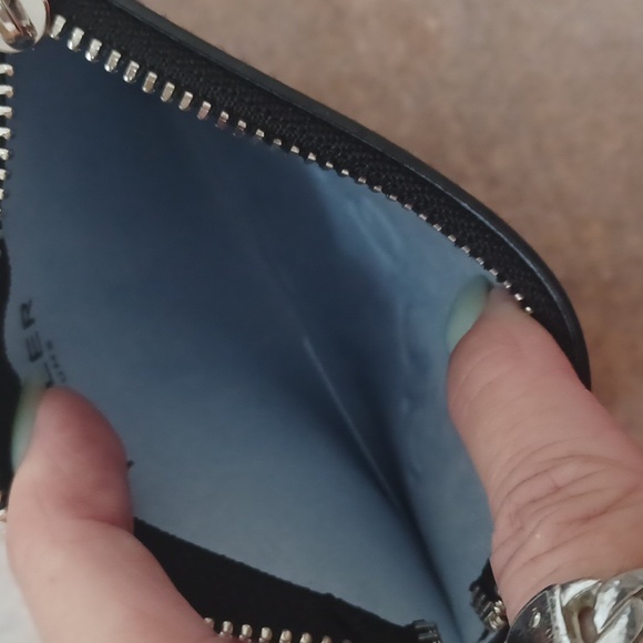 NWOT Mugler Purple Ombre Zipper Pouch - Picture 6 of 6